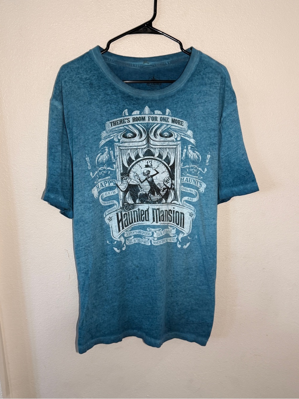 Disney Haunted Mansion Graphic Tee - Teal Blue